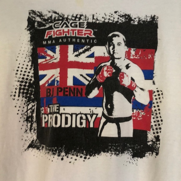 BJ Penn White XL T-Shirt - Picture 2 of 8